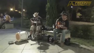 Street music in Tbilisi, Georgia