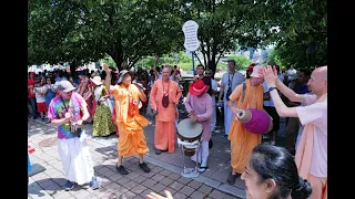 Hare Krishna Harinama in Ottawa. Canada day-2019