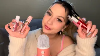 ASMR | Lipgloss application on YOU and me 👄 lipgloss plumping + mouth sounds 🍒