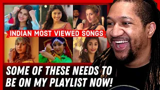 Reaction to Top 75 Most Viewed Indian Songs on Youtube of All Time | Most Watched Indian Songs