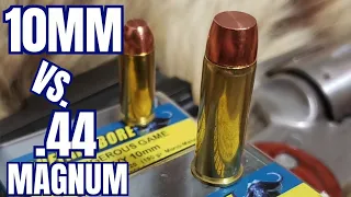 10mm vs. 44 Mag for BEAR PROTECTION  Short Barrel Buffalo Bore Dangerous Game Ammo