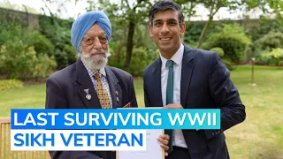 Rishi Sunak Honours 101-Year-Old Sikh World War II Veteran Rajindar Singh Dhatt