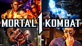 MK1 *ALL* KHARACTER INTROS SO FAR!! (MORTAL KOMBAT 1) 1080p 60 FPS (MK12)