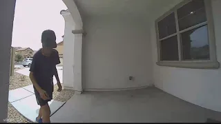 Kid caught on camera stealing packages from Phoenix porch