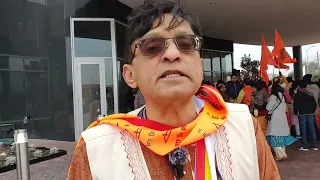 American Hindus celebrating Ram Janmabhoomi Mandir