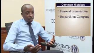 Job Interview Kenya. Common Interview Mistakes