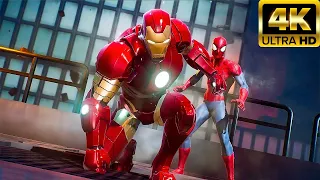 Spider-Man Saves Iron Man From Dying Scene (2024) 4K ULTRA HD