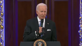 President Joe Biden: "We're honored to mark another new tradition we're establishing tonight #biden