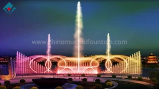 Demo 004 - Large scale musical fountain design in Jinyang, Shanxi