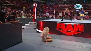 Nikki A.S.H y Rhea Ripley atacan a Charlotte Flair antes de SummerSlam - WWE Raw 16/08/2021 Español