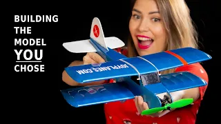Building the RC model airplane every body loved (YOU VOTED - I BUILT IT)