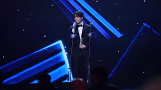 171203 Fan Cam Jackson's acceptance speech @ Tencent Star Awards