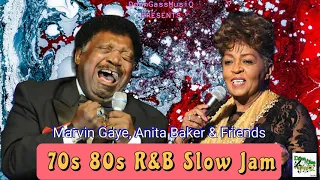 R&B SLOW JAM MIX - MARVIN GAYE, ANITA BAKER & FRIENDS (THROWBACK R&B MIX)