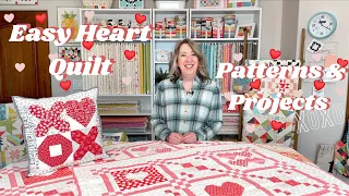 Easy Heart Quilt Patterns & Projects