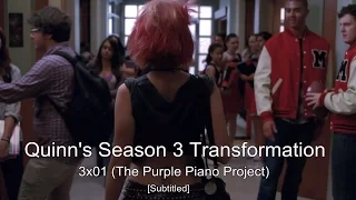 GLEE- New Quinn and the skanks | The Purple Piano Project [Subtitled] HD