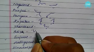 All 29 States Names of India outlines in Steno | First ever on Youtube