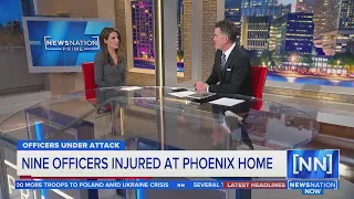 9 officers wounded during barricade at Phoenix home | NewsNation Prime