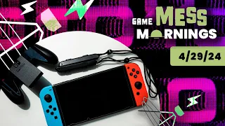 RUMOR: Switch 2 Could be Fully Backward Compatible and a Larger Screen | Game Mess Mornings 04/29/24