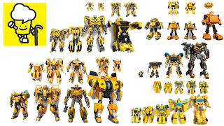 Different Transformers movie Bumblebee The Last Knight  トランスフォーマー 變形金剛 robots to vehicles