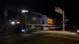 12,500 Feet! LONG CSX X502-28 Northbound in Oaktown, IN - January 28, 2024