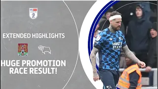 HUGE PROMOTION RACE RESULT! | Northampton Town v Derby County extended highlights