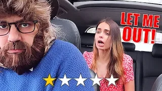 Picked Up my Girlfriend in an UBER under Disguise PRANK!