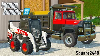 Purchased A NEW Bobcat S76 & Mack Dump Truck | Landscaping | Farming Simulator 22