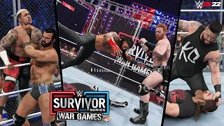 WWE Men's WarGames match | Survivor Series 2022 Prediction Highlights WWE 2K22