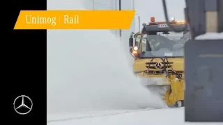 Unimog U427 Road-Railer with Kahlbacher Sweeper / Zagro rail guidance