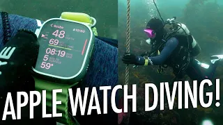 Diving with the Apple Watch Ultra!!