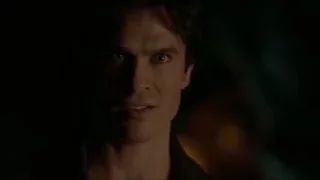The Vampire Diaries 7x22 FINALE Damon hears Elena's voice, Denzo get taken by the thing in the vault