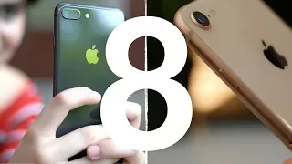 iPhone 8 Plus UNBOXING & REVIEW!!!  (Space Gray vs. Gold)