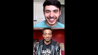 David Archuleta Welcomes Jonathan McReynolds on Instagram LIVE 04 22 20