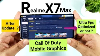 Realme X7 Max Call Of Duty Mobile Graphics After Update Dimensity 1200🔥🔥🔥