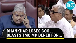 'No One Wants Member Like You': Dhankhar Scolds Derek O'Brien | High Drama In Rajya Sabha