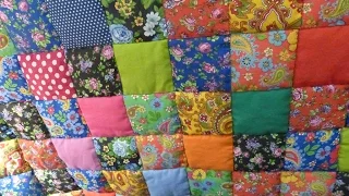 Quilt "Random color" for 30 minutes! Master-class "World of rags. Ru"