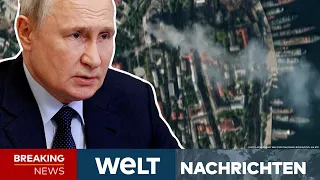 UKRAINE-KRIEG: Desaster für Putin! Heftiger Schlag gegen Russen-Hauptquartier auf der Krim | STREAM