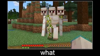 Minecraft wait what meme part 8 Three-headed Iron Golem