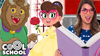 Ms. Booksy's BEAUTY and the BEAST - Cartoon Story and Game for Kids!