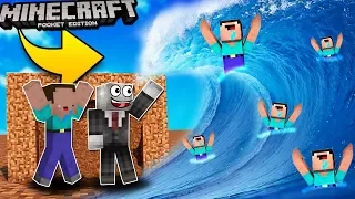 THỬ THÁCH SÓNG THẦN NOOB, NOOB THAM GIA THỬ THÁCH TRONG MCPE | Thử Thách SlenderMan