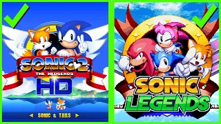 5 AMAZING TITLE SCREENS in Sonic Fan Games! ✨