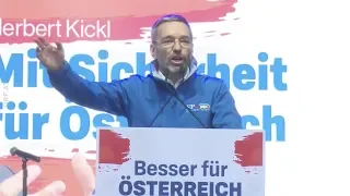 Herbert Kickl - Rede beim FPÖ-Wahlkampfabschluss 2019 - 27.9.2019
