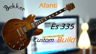 Demo | Afanti - China | Bekker custom Es 335 | DIY Guitar Build (HD)