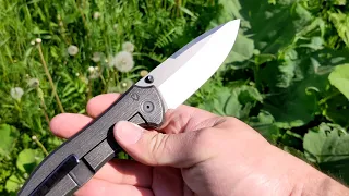 CKF YETI CHIMERA COLLAB KNIFE with M390 blade & Carbon Fiben Titanium handle