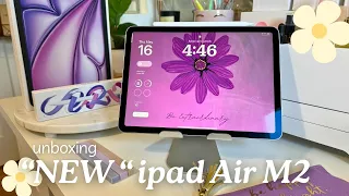 💜 Unboxing “NEW” Apple iPad Air 2024 with m2 chip in Purple and the “NEW” Apple Pencil pro