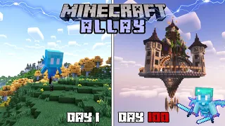 100 Hari di Minecraft tapi aku jadi Allay