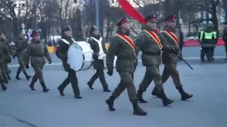 Репетиция парада Победы в Санкт-Петербурге. Построение.