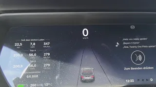 Tesla Model S P90DL 0-100 / 0-160 / 0-180 km/h
