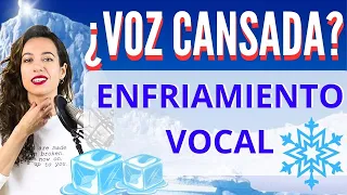 EJERCICIOS PARA RECUPERAR LA VOZ CANSADA y RONCA. Enfriamiento vocal  Clases de canto. Natalia Bliss