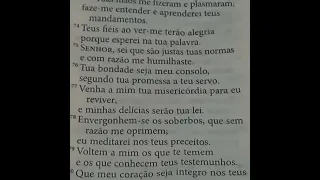 SALMO 119 - YOD - versículos 73 a 80 - Tua bondade seja meu consolo.